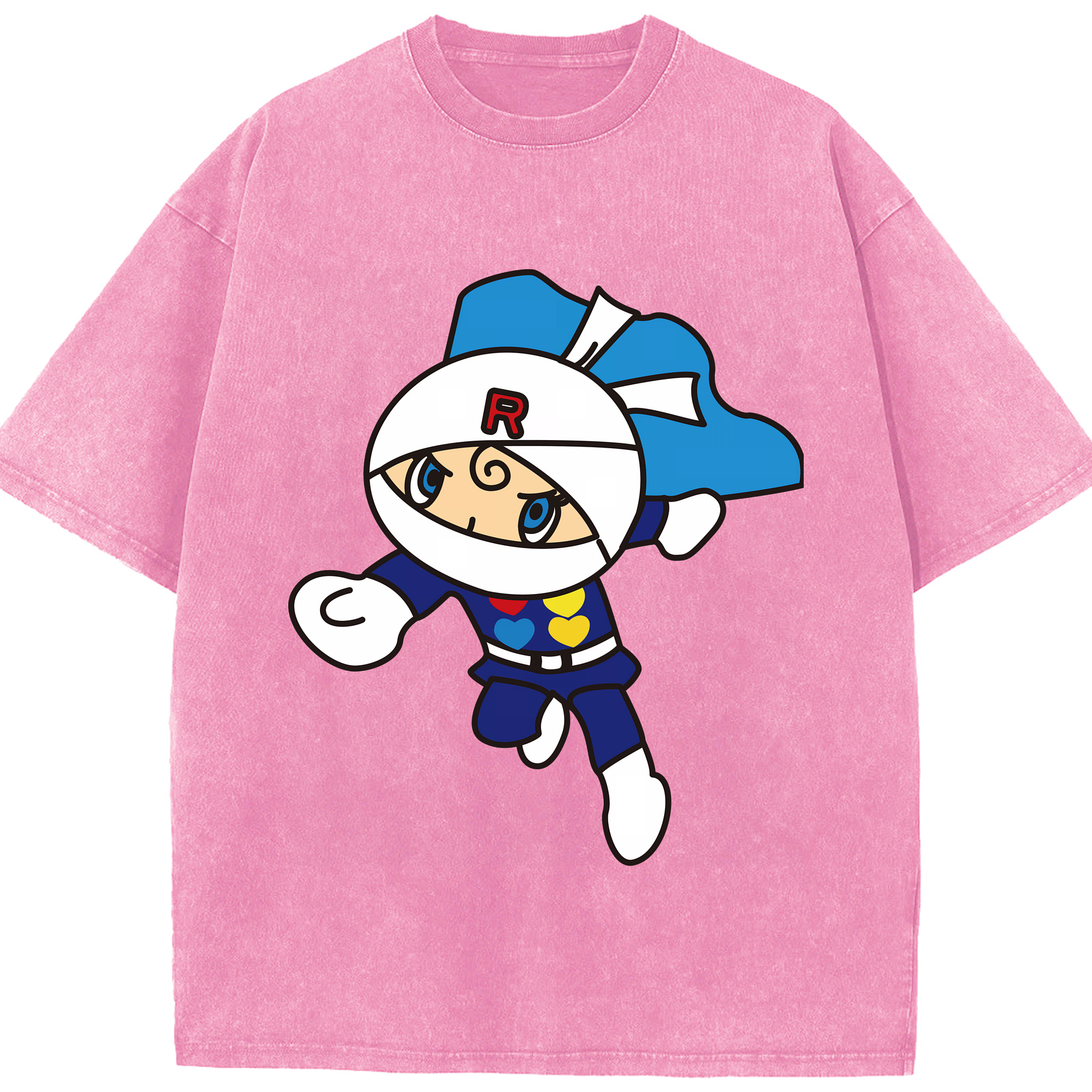 （画像用） アンパンマン Anpanman 綿100% ヴィンテージ風 半袖Tシャツ（フロントプリント）